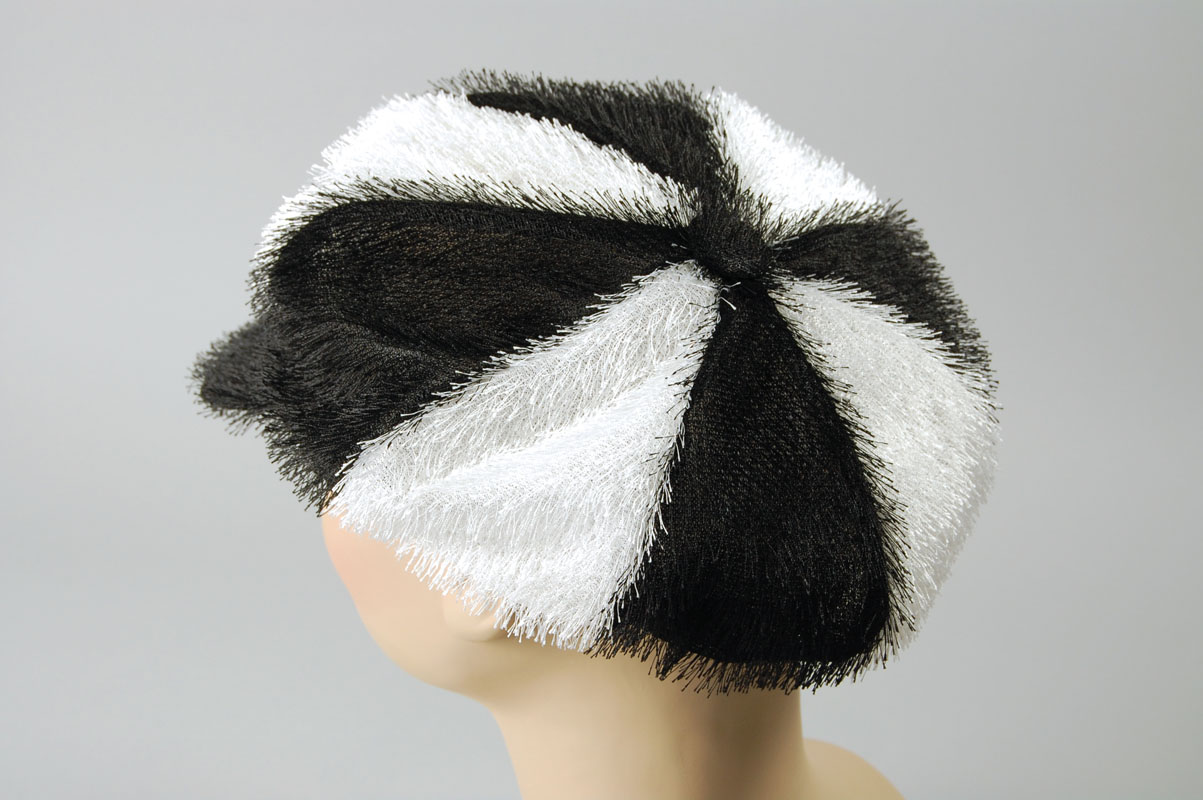 Black/White Fur Hat